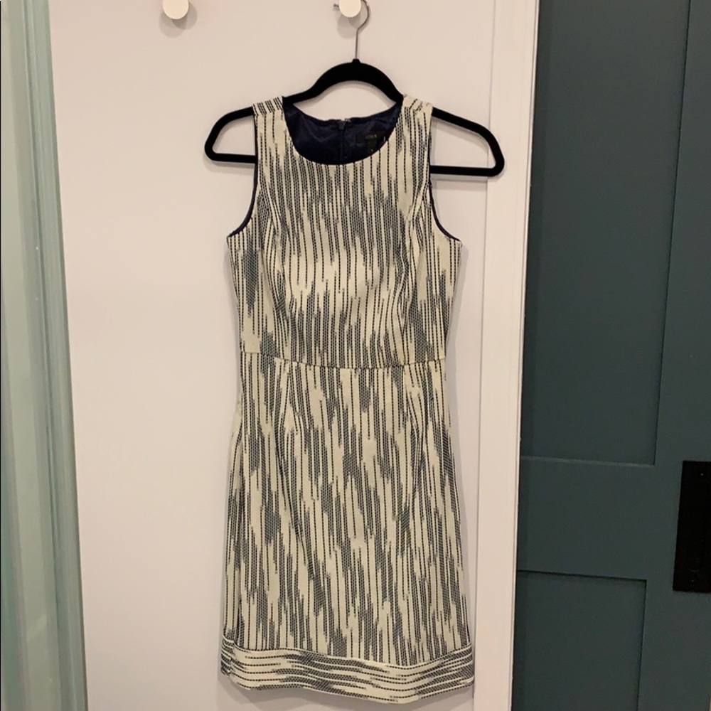J crew striped dress